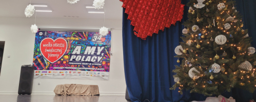 Występ przedszkolaków na finale Wielkiej Orkiestry Świątecznej Pomocy