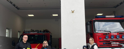 Wizyta w Remizie Straży Pożarnej w Strzyżowie
